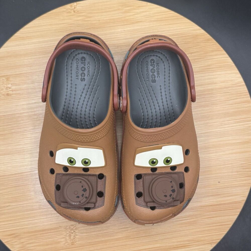 Disney Pixar Mater Crocs Kids’ Size C13 Clogs Shoes - Picture 9 of 10